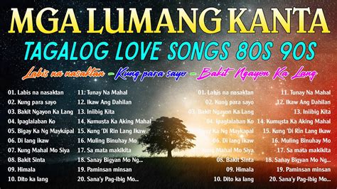 tagalog songs|Nonstop Tagalog Love Songs 80s 90s Lyrics Medley .